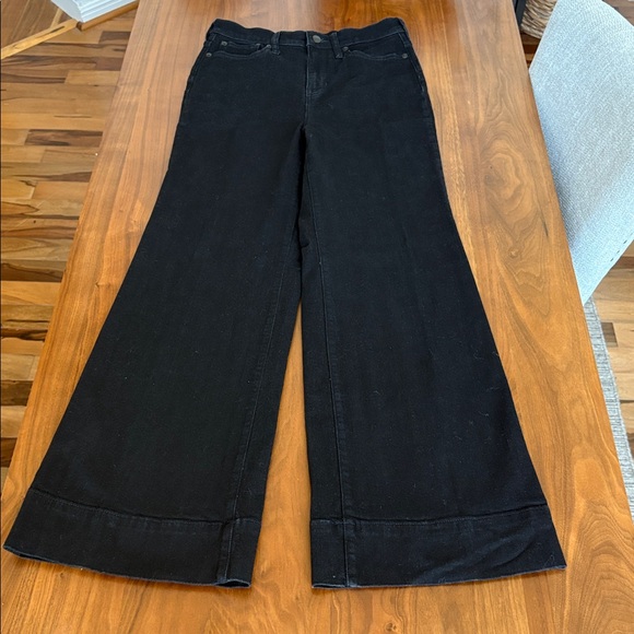 J. Crew Denim trouser Jean in 1996 semi-stretch Black Rinse Size 26 - Picture 7 of 11